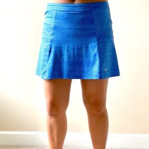Blue Splash Nike Tennis Skort